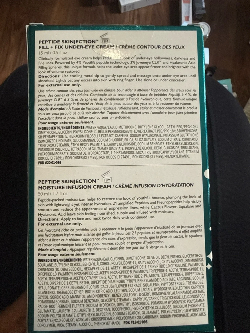 Peter Thomas Roth Teal & White Peptide Skinjection Moisture Infusion Cream